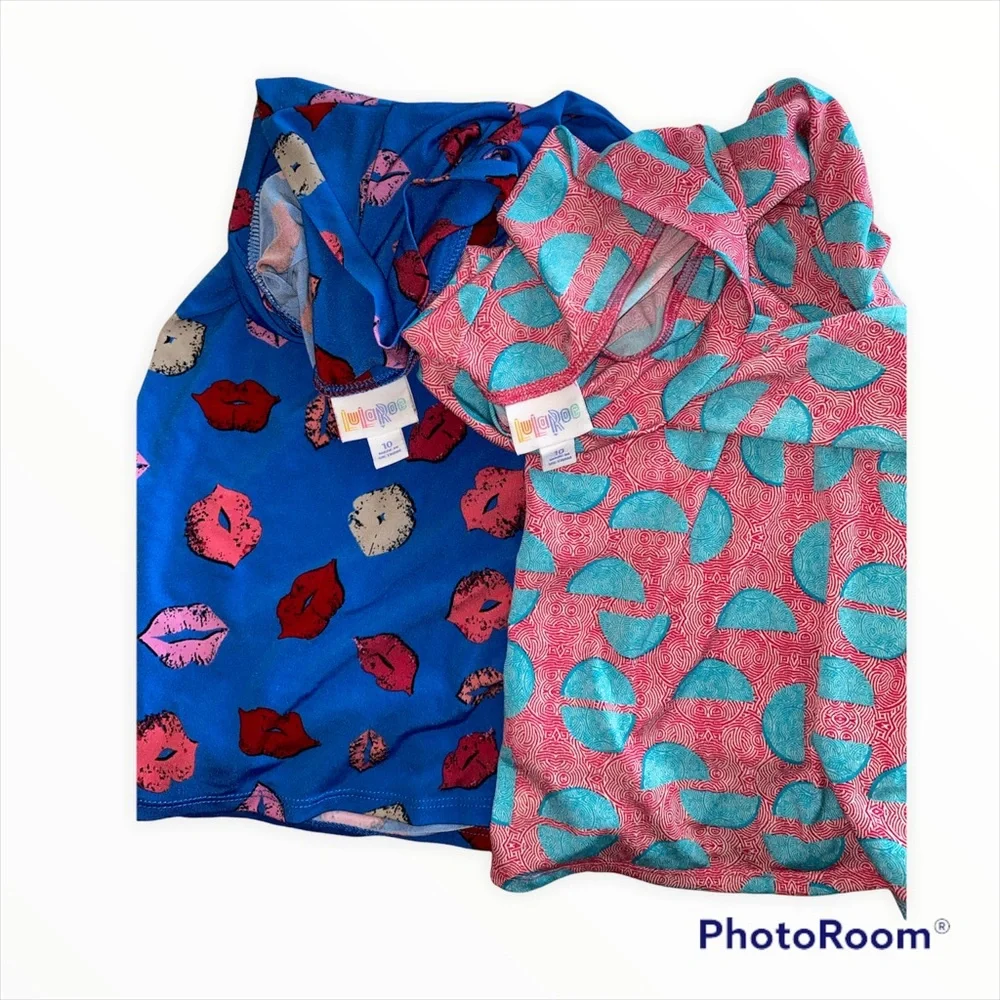 LuLaRoe Kids Azure Skirt size 10 - Picture 2 of 2